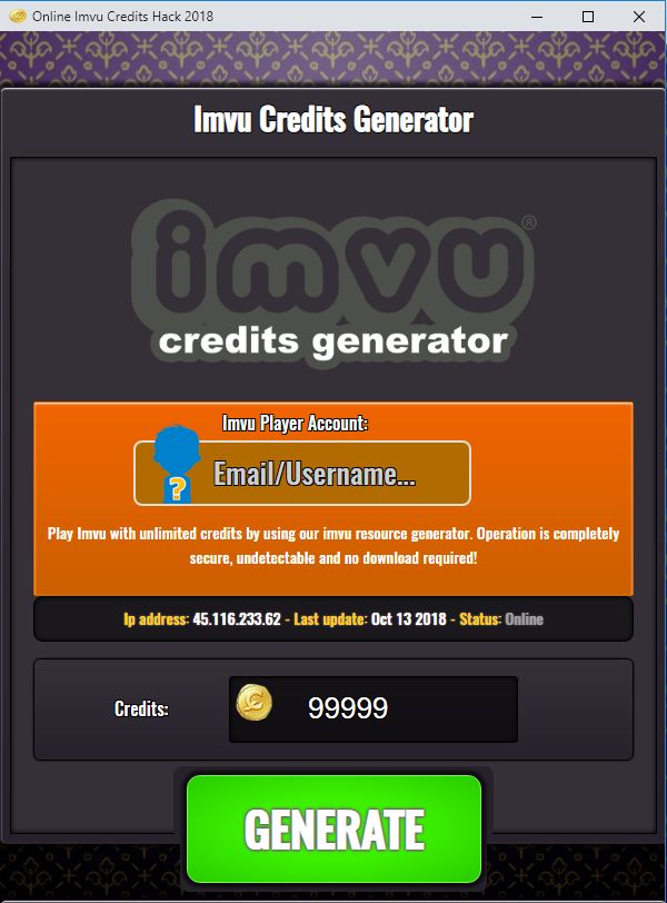 free imvu credits no verification
