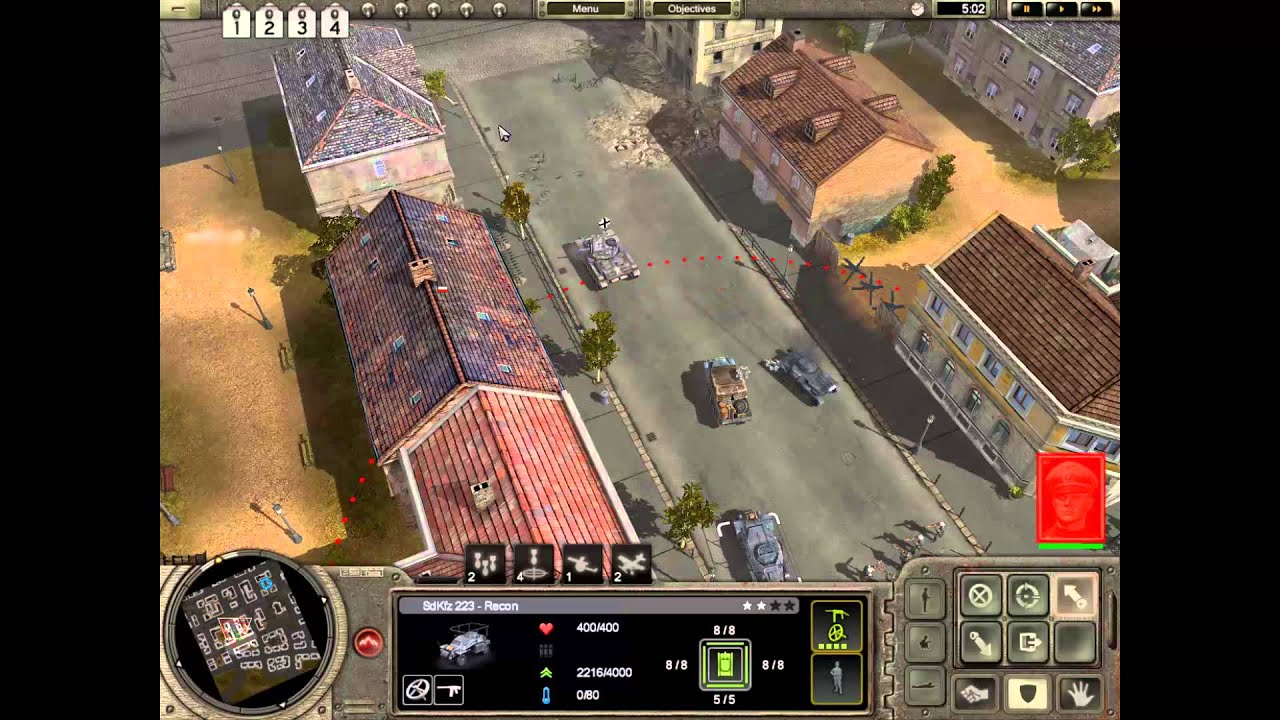codename panzers phase one cheats
